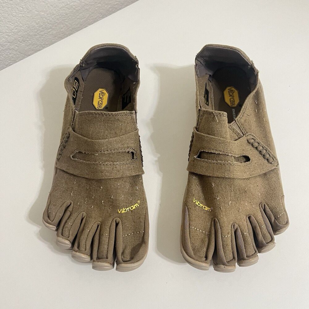 Vibram Fivefingers CVT-Hemp Men's Shoes 14M6201 Khaki Size EU 40 US 8-8.5
